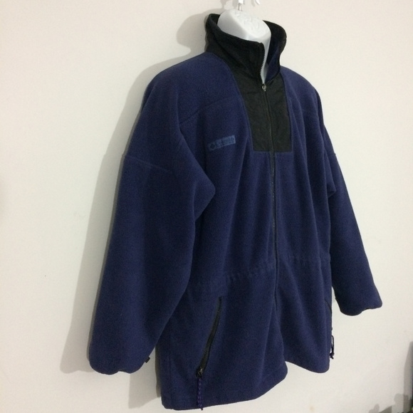 Columbia Mens XL Purple & Black Full Zip-up Fleece - Picture 3 of 6